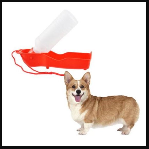 250mlDog Water Bottle Folding Drinker Plastic Portable Water Bottle Pets/Outdoor - Picture 6 of 16